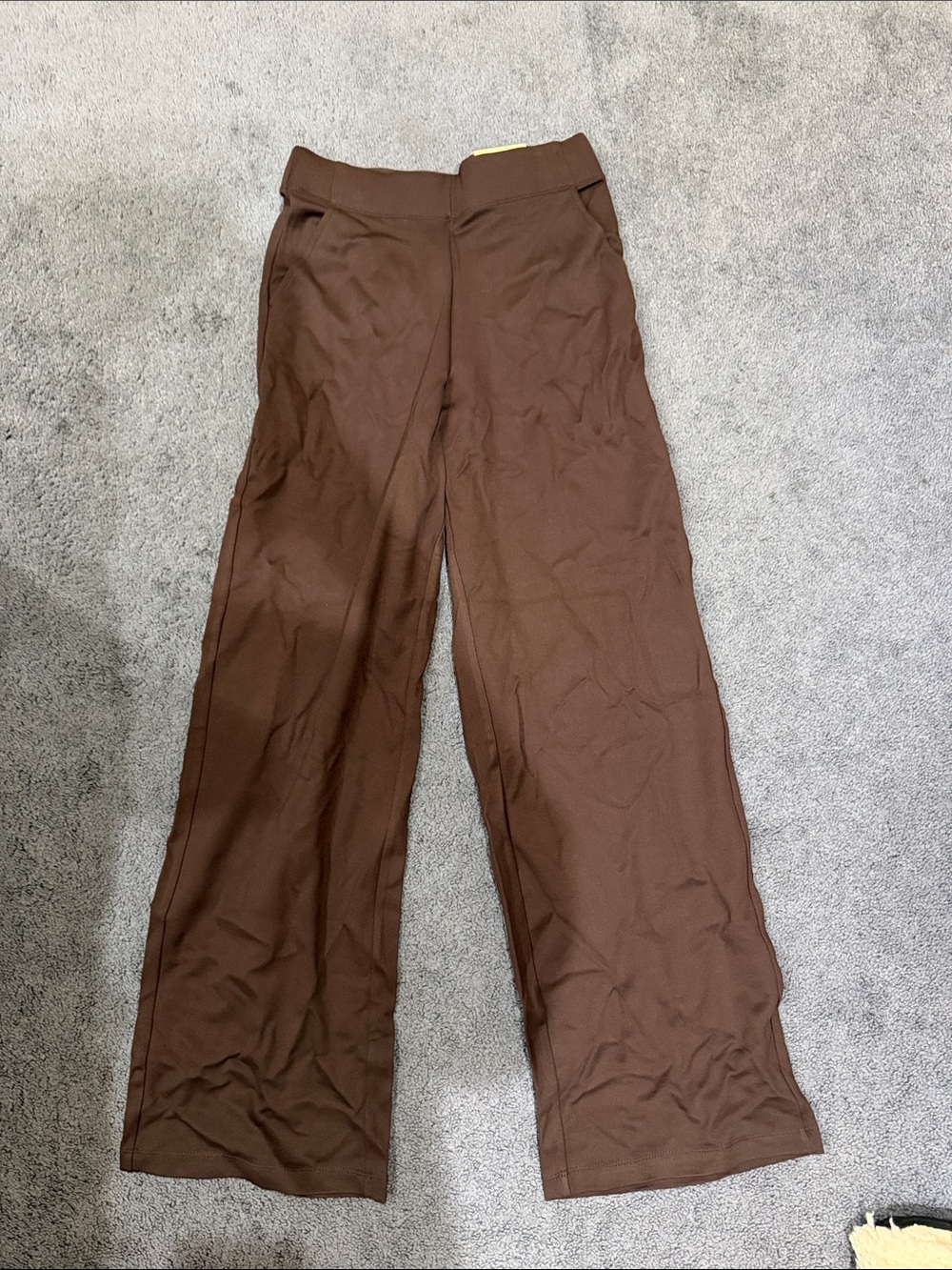 Max Studio Brown Wide Leg Trousers